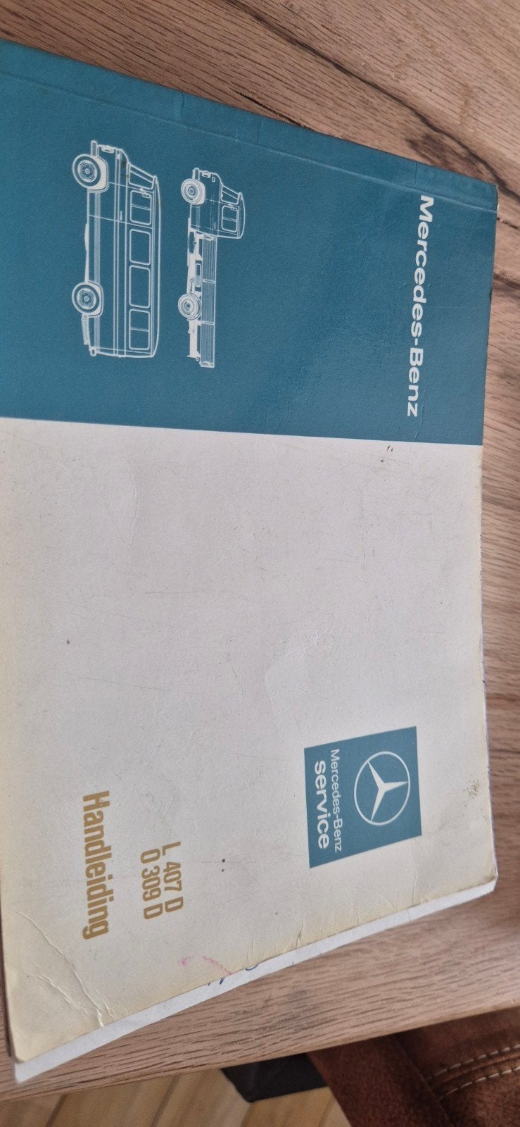 Handleiding boekje voor Mercedes Benz  L407d O309d, Ophalen of Verzenden