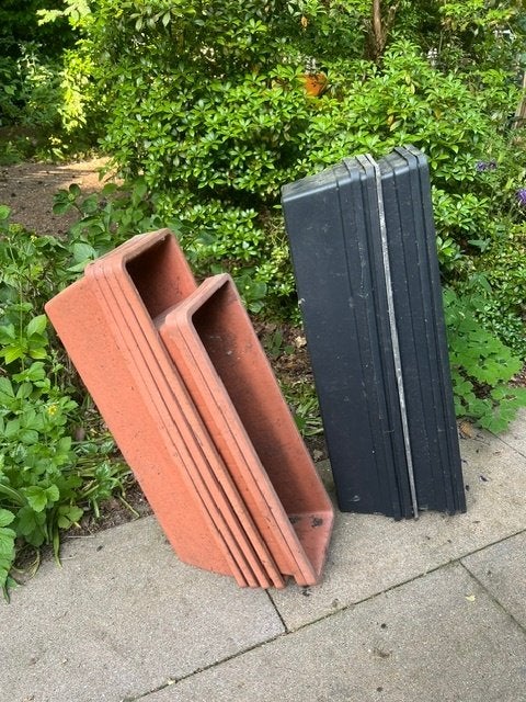 Plantenbakken plastic 11x, Tuin en Terras, Bloembakken en Plantenbakken, Ophalen, Kunststof, Gebruikt, Minder dan 30 cm