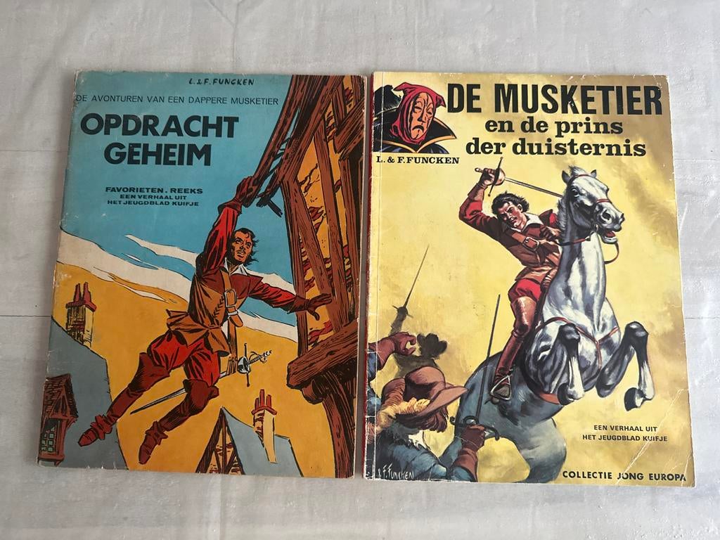 De Musketier 2x . L en F Funcken, Boeken, Stripboeken, Meerdere stripboeken, Ophalen of Verzenden, Gelezen