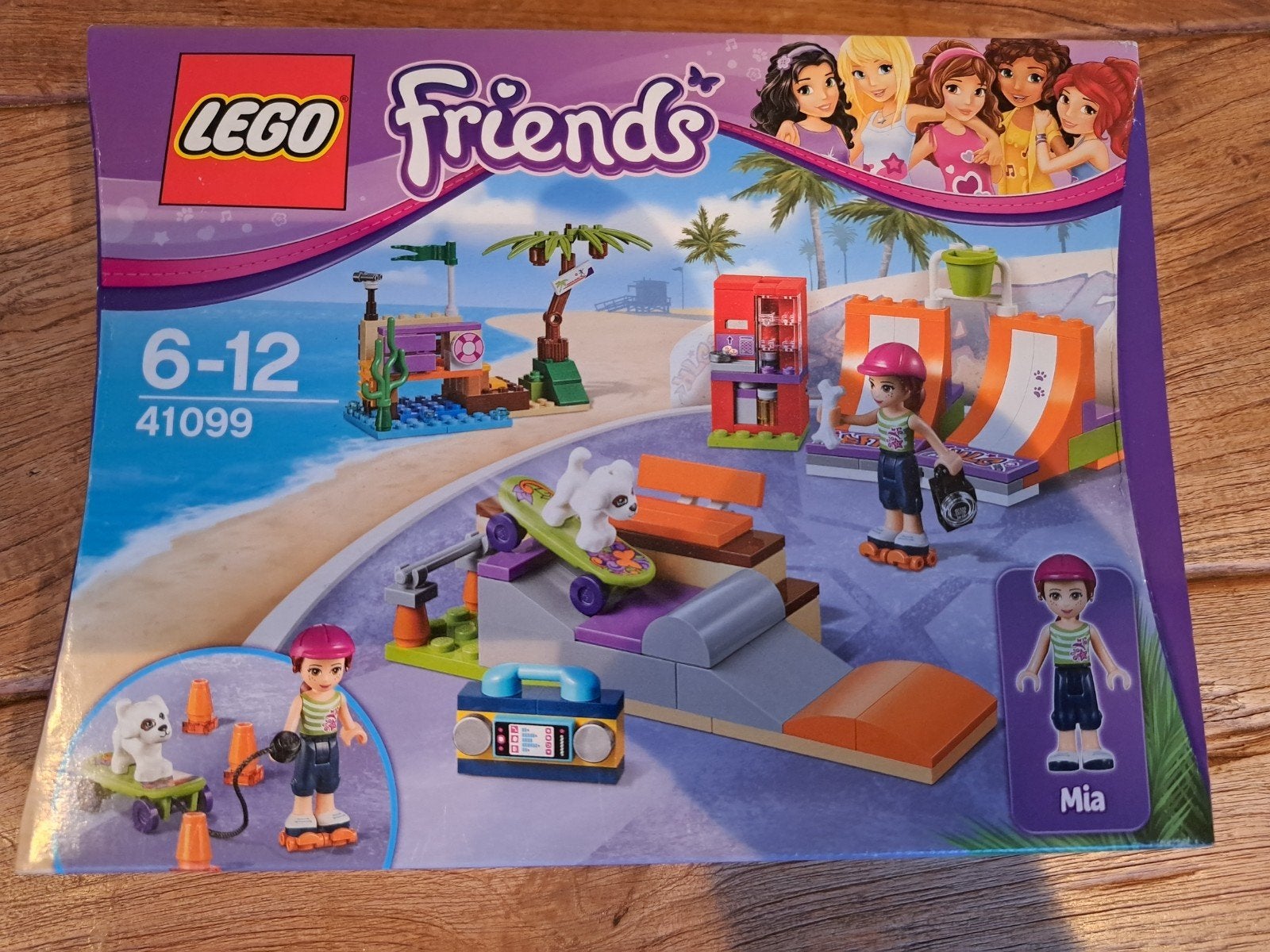 Lego Friends 41099 Skatepark met Mia en hond, Ophalen, Lego, Nieuw, Friends