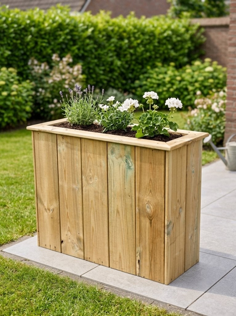 Houten plantenbak 753060 cm – handgemaakt, geïmpregneerd g, Ophalen, Nieuw, Balkon, 60 tot 100 cm