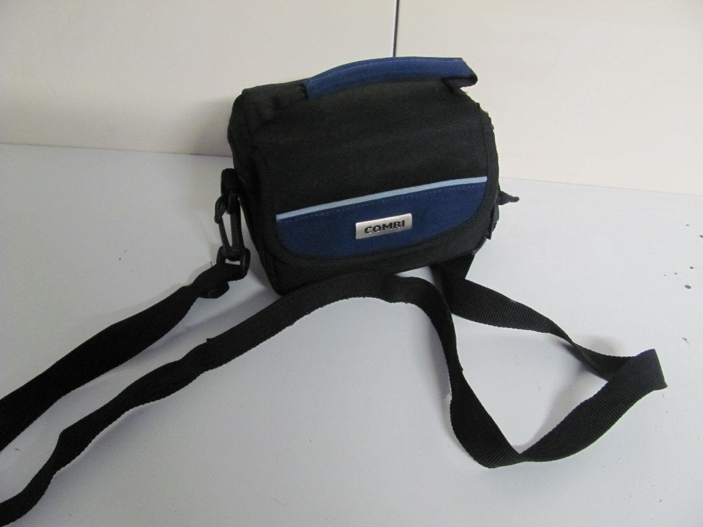 Combi fototas 16x10x14cm met schouderband, Audio, Tv en Foto, Overige merken, Overige kleuren, Zo goed als nieuw, Schoudertas