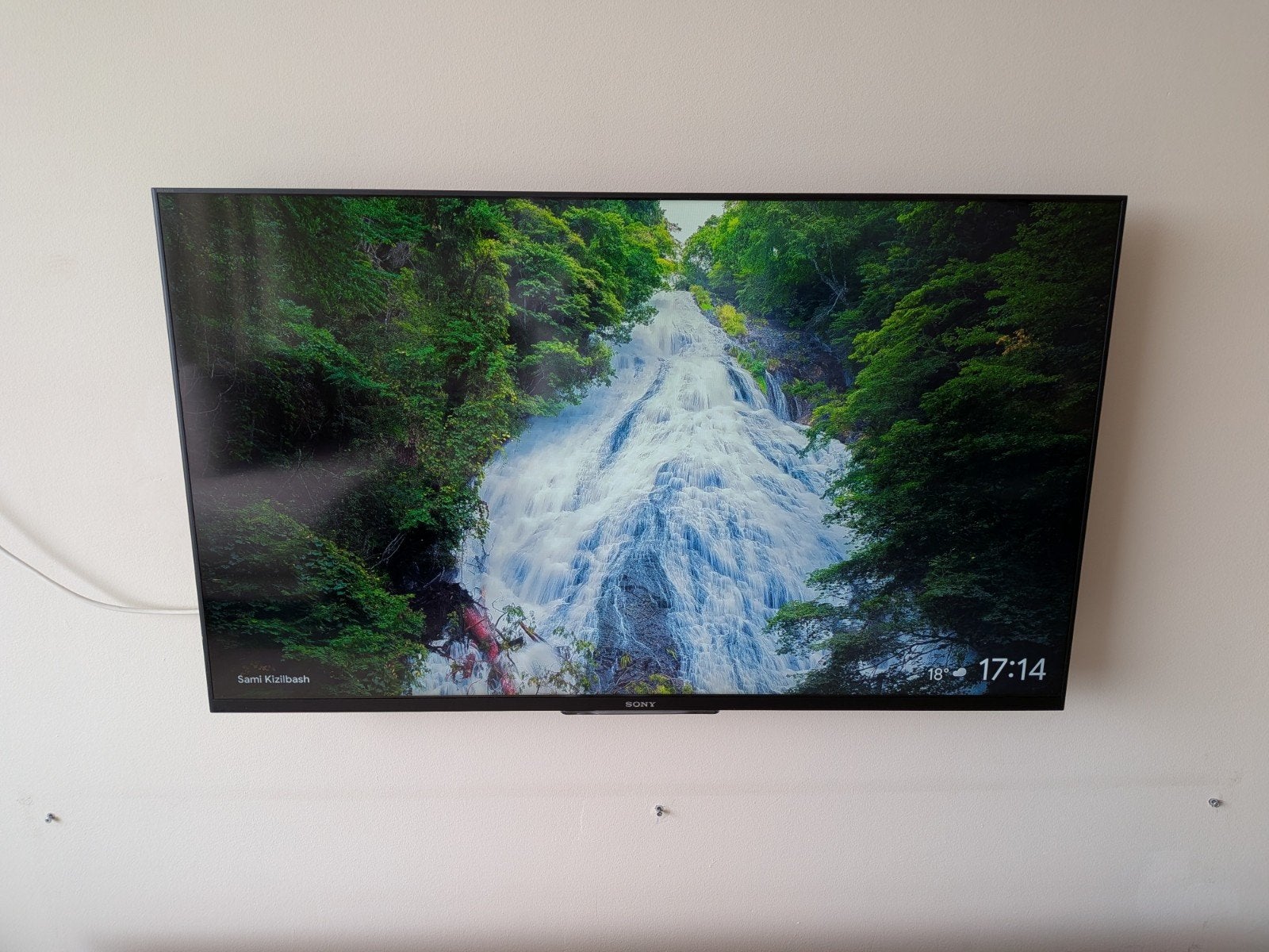 Sony Bravia 50 inch Full HD TV KDL-50W828B + muurbeugel etc., Ophalen, Gebruikt