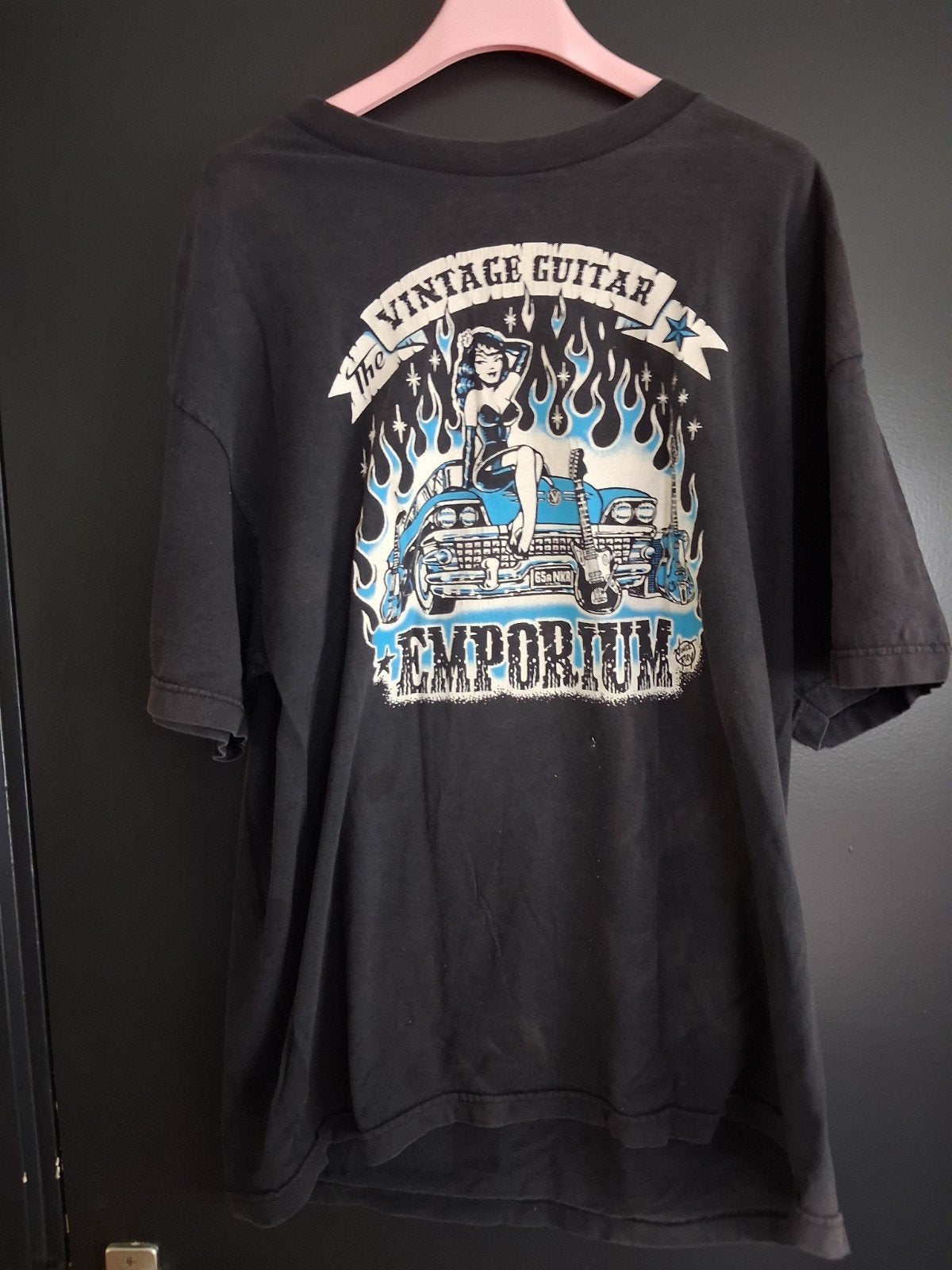 Vintage Guitar Emporium Rock 'n Roll T-shirt XL, Zwart, Maat 56/58 (XL), Ophalen of Verzenden, Alstyle Apparel