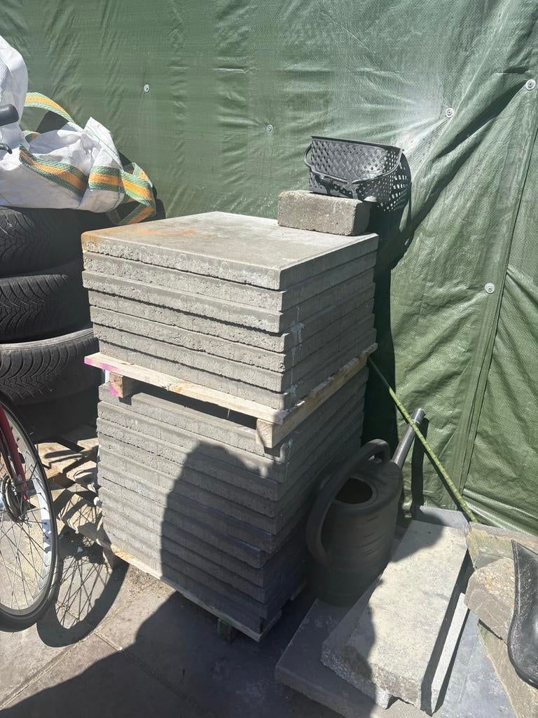 Betonnen terrastegels - Diverse maten beschikbaar, Ophalen of Verzenden, Zo goed als nieuw, 10 m² of meer, Beton