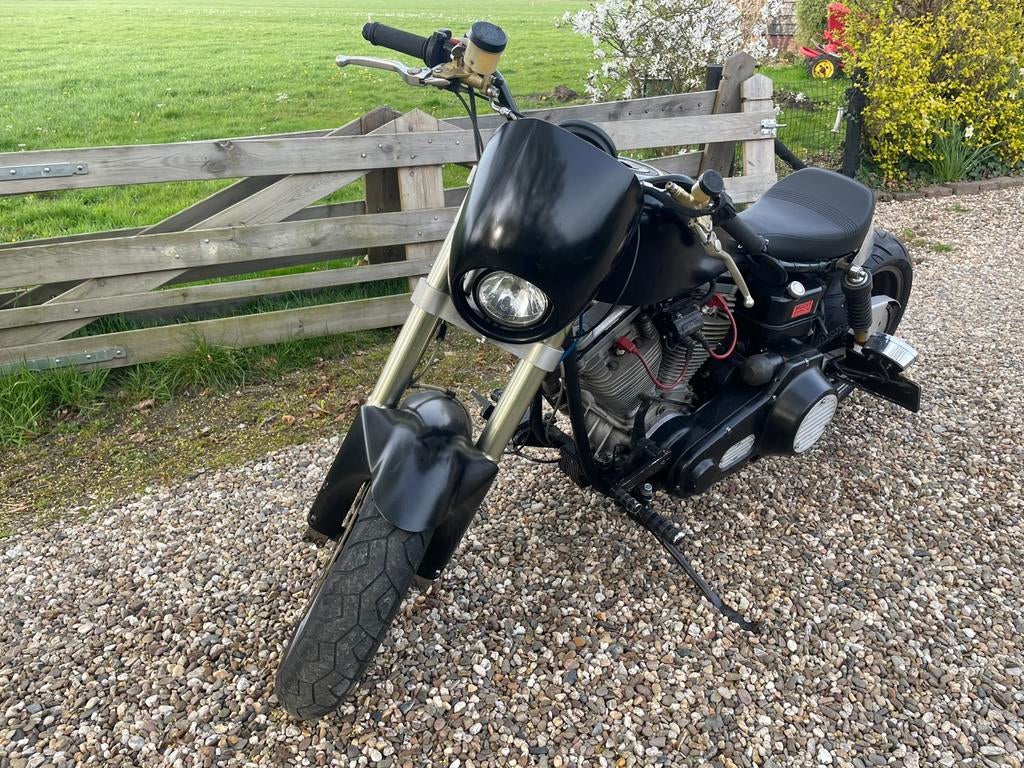 Harley Davidson Bobber 1340 / cafe racer.  1977, Motoren, 2 cilinders, Chopper, Particulier