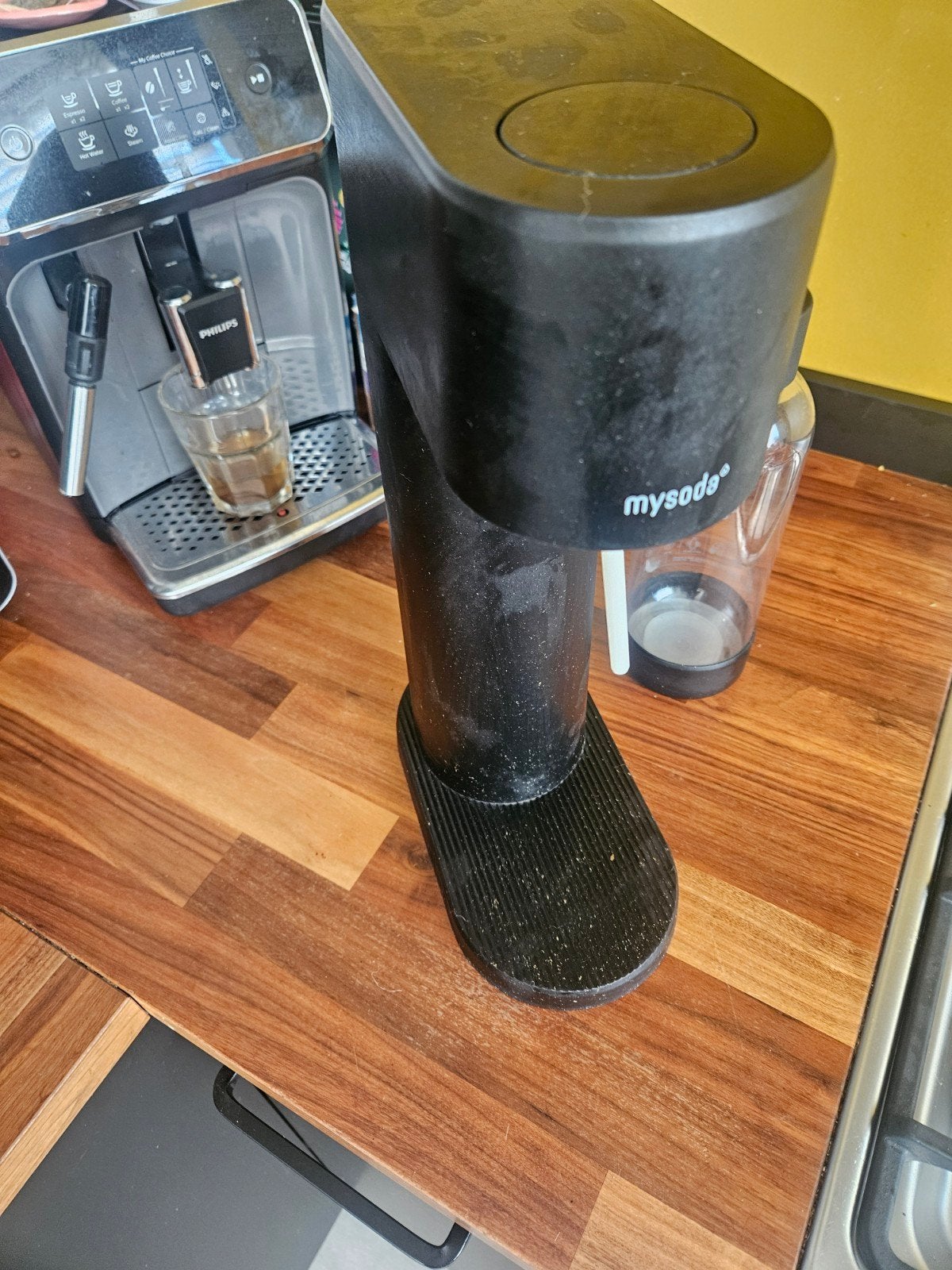 Mysoda frisdrankmachine met CO2-cilinder en fles, Witgoed en Apparatuur, Ophalen of Verzenden