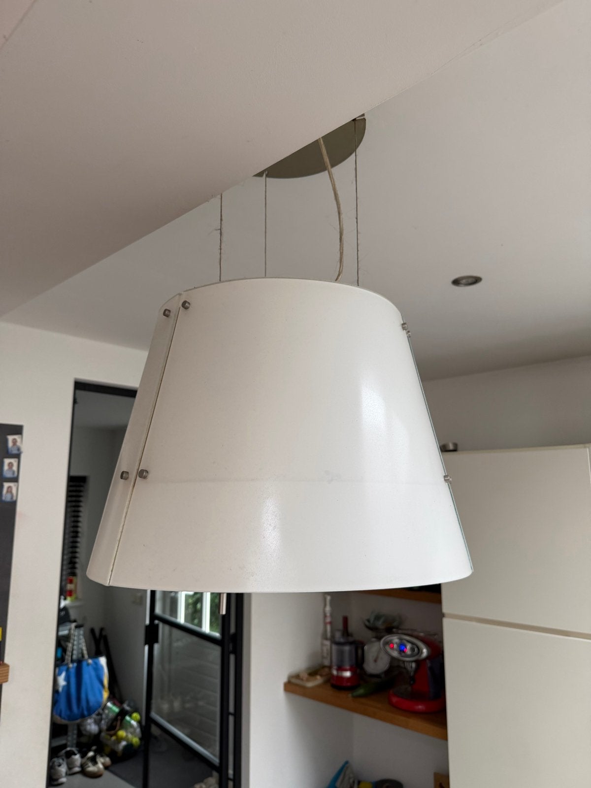 Design afzuigkap van Elica met afstandsbediening, Gebruikt, Ophalen of Verzenden, Eilandschouwkap, Vrijstaand