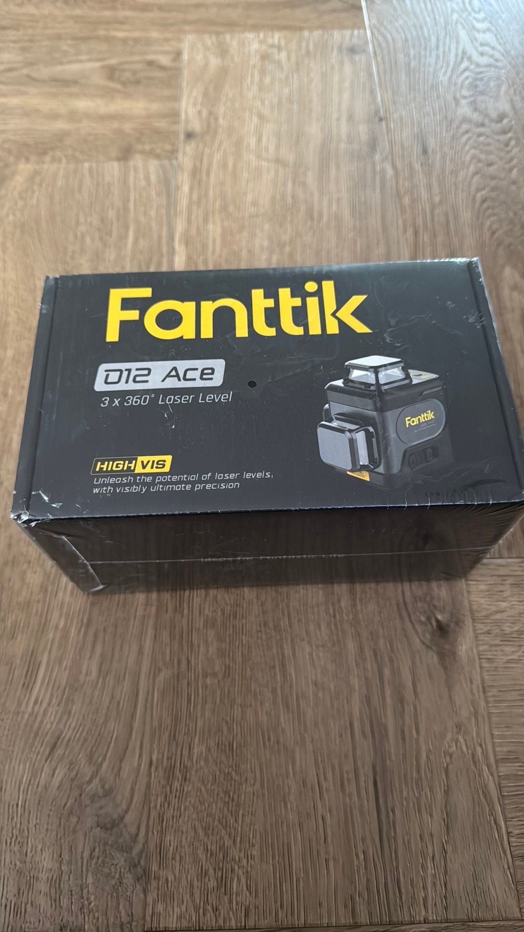 Fanttik D12 Ace 3X360 Laser Level - Nieuw in doos, Doe-het-zelf en Verbouw, Meetapparatuur, Ophalen of Verzenden, Nieuw, Licht