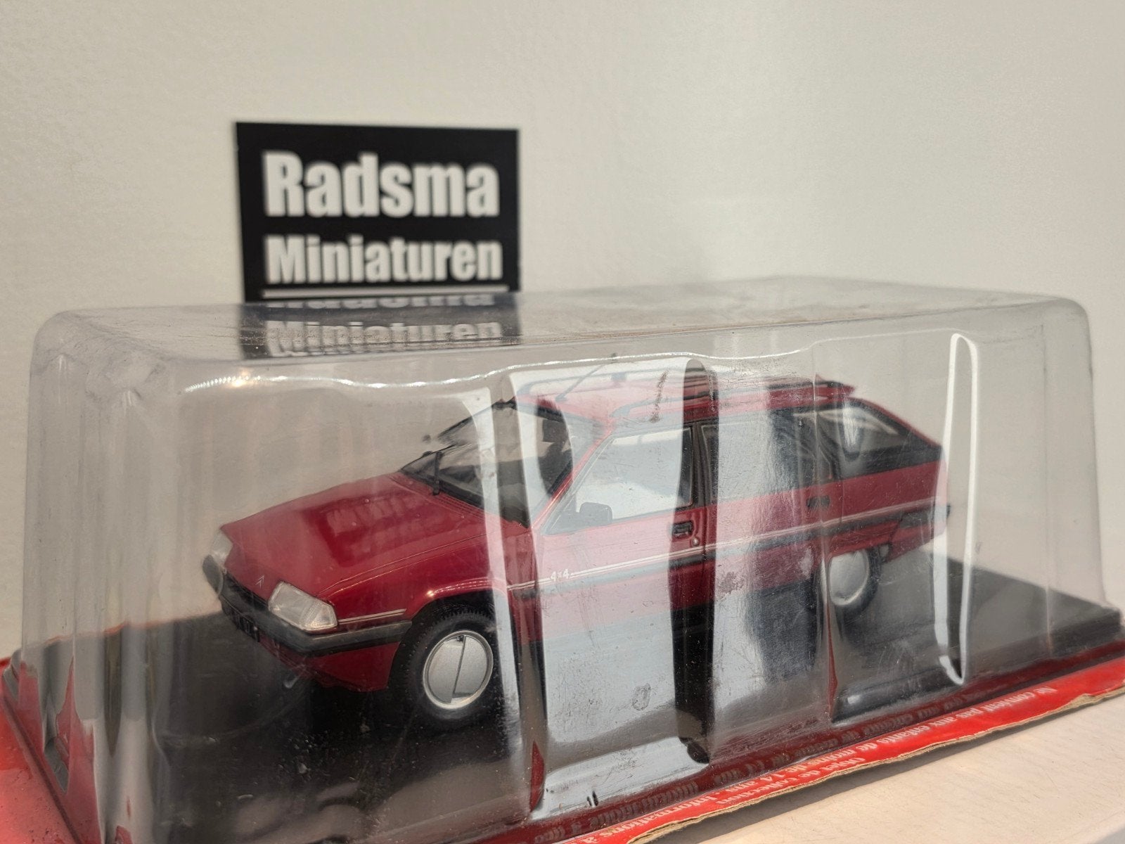 Citroen BX Break 4x4 - Rood - 1:24 Ixo/Altaya, Overige merken, Auto, Nieuw, Ophalen of Verzenden