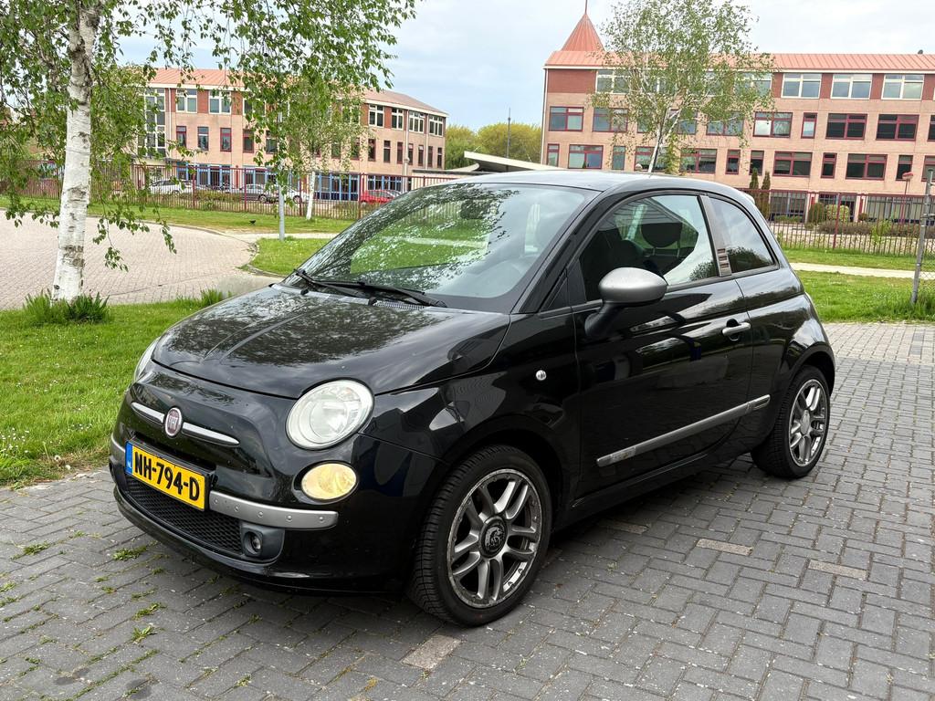 Fiat 500 1.2 Lounge/Pano/Airco/Leder/Sport/Velgen/APK, Auto's, Fiat, Voorwielaandrijving, Euro 5, Gebruikt, 4 cilinders