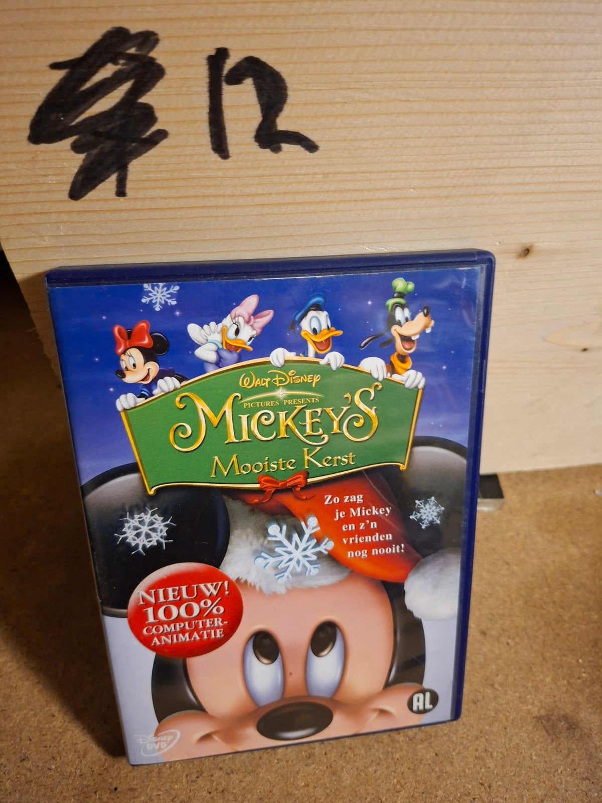Mickey's Mooiste Kerst DVD - Disney Computer Animatie, Gebruikt, Animatie, Alle leeftijden, Nederlands