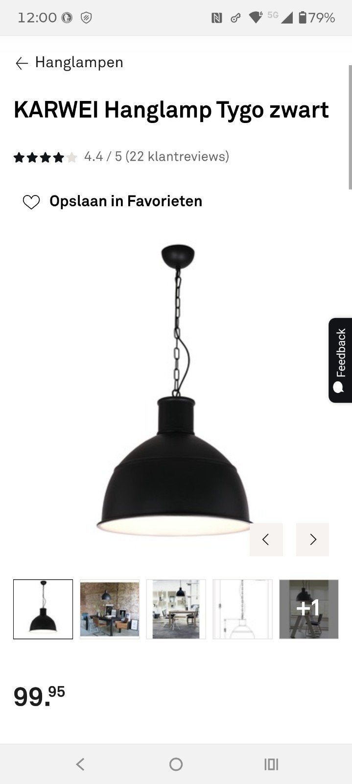 Hanglamp Tygo van Karwei - Zo goed als nieuw, Ophalen, Zo goed als nieuw, Metaal