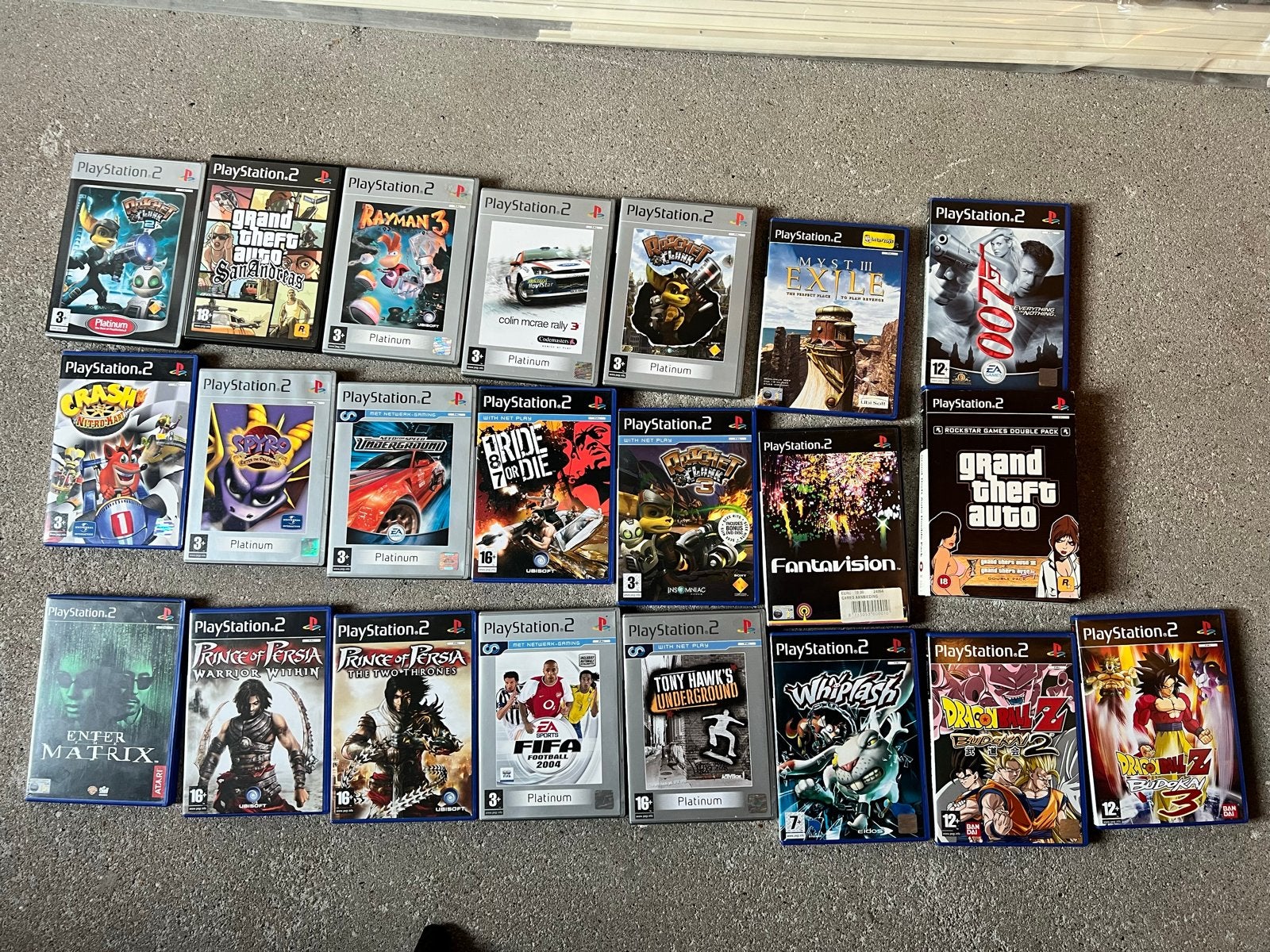 Grote collectie PlayStation 2 games - Diverse genres, Spelcomputers en Games, Gebruikt, Overige genres, 1 speler, Eén computer