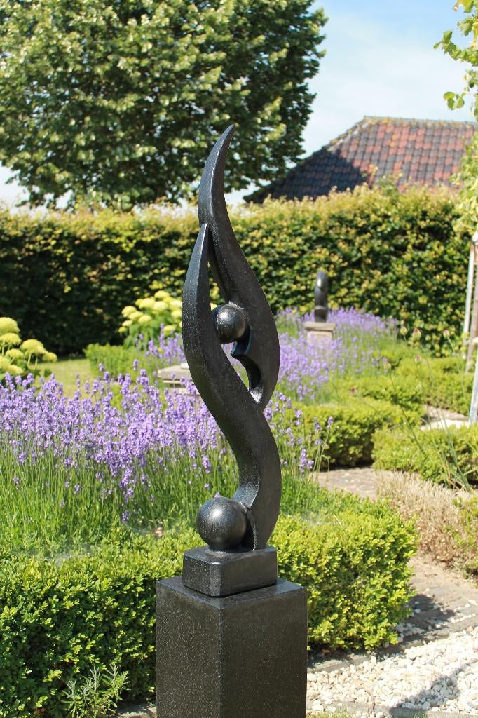 Modern terrazzo beeld sculptuur voor tuin luxe uitstraling, Ophalen, Nieuw, Overige materialen, Abstract beeld