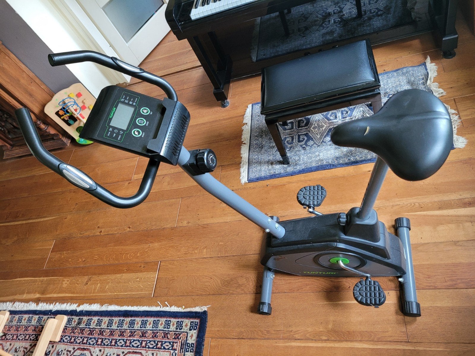 Fitness bike fiets home trainer, Ophalen, Gebruikt, Metaal, Benen