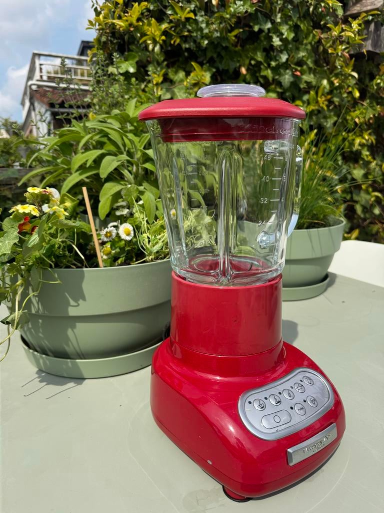 KitchenAid Artisan Blender Rood - Retro Design, Witgoed en Apparatuur, Blenders, Gebruikt, Blender, Ophalen