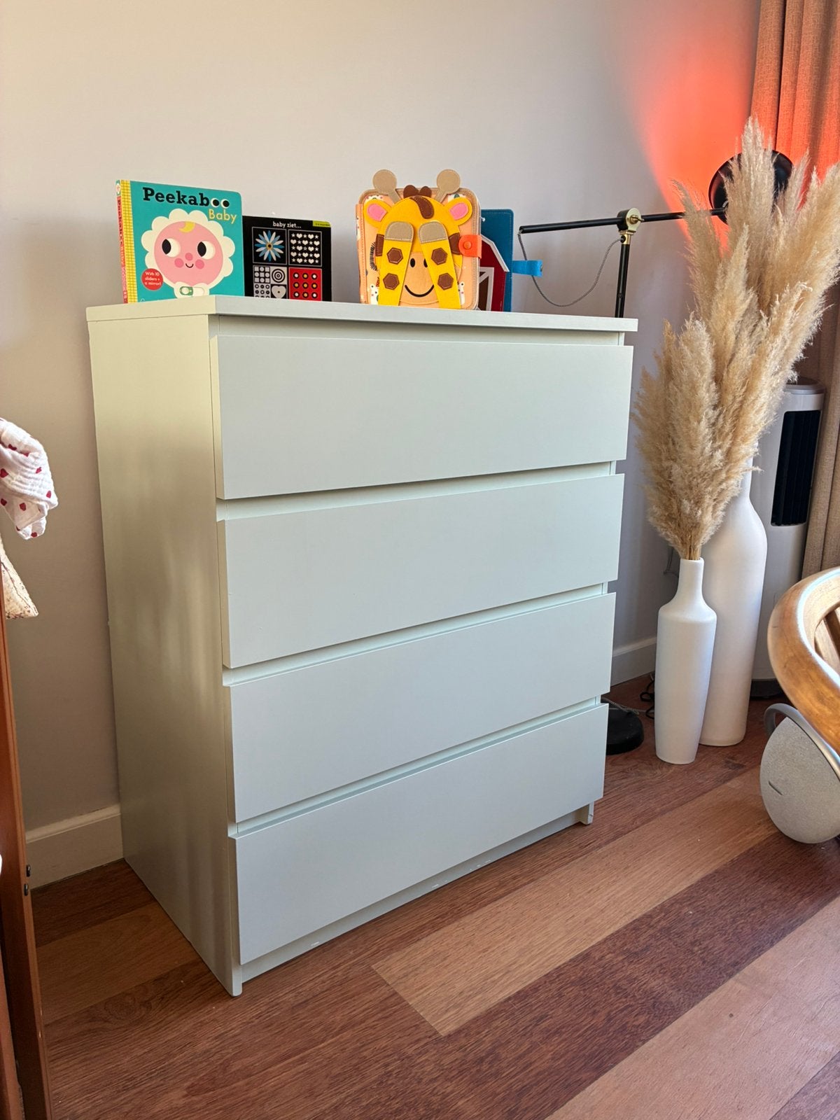 Ikea malm ladekast commode, Ophalen, 50 tot 100 cm, Zo goed als nieuw, 3 of 4 laden