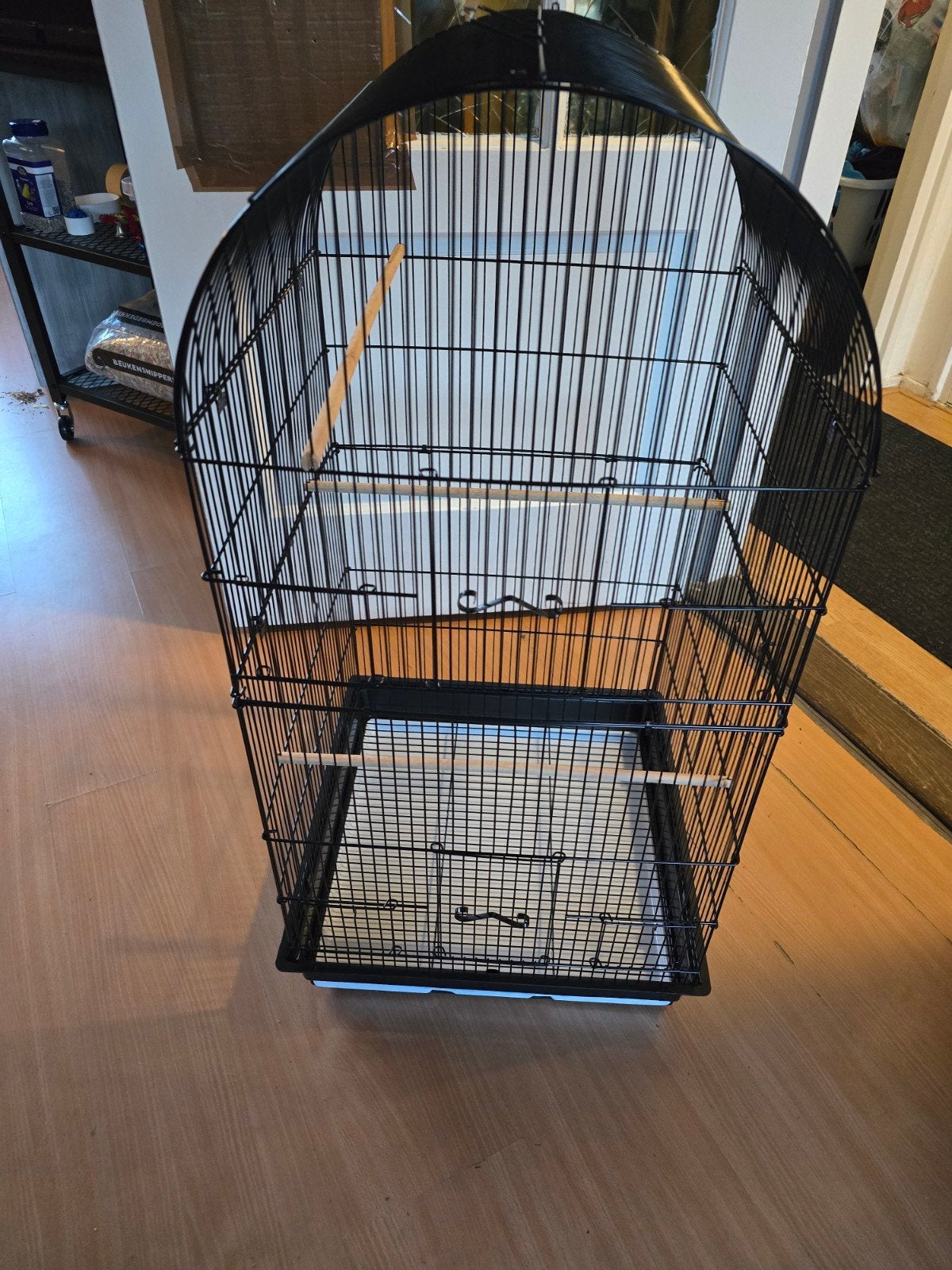 Vogelkooi 44x44x90 verticale tralies