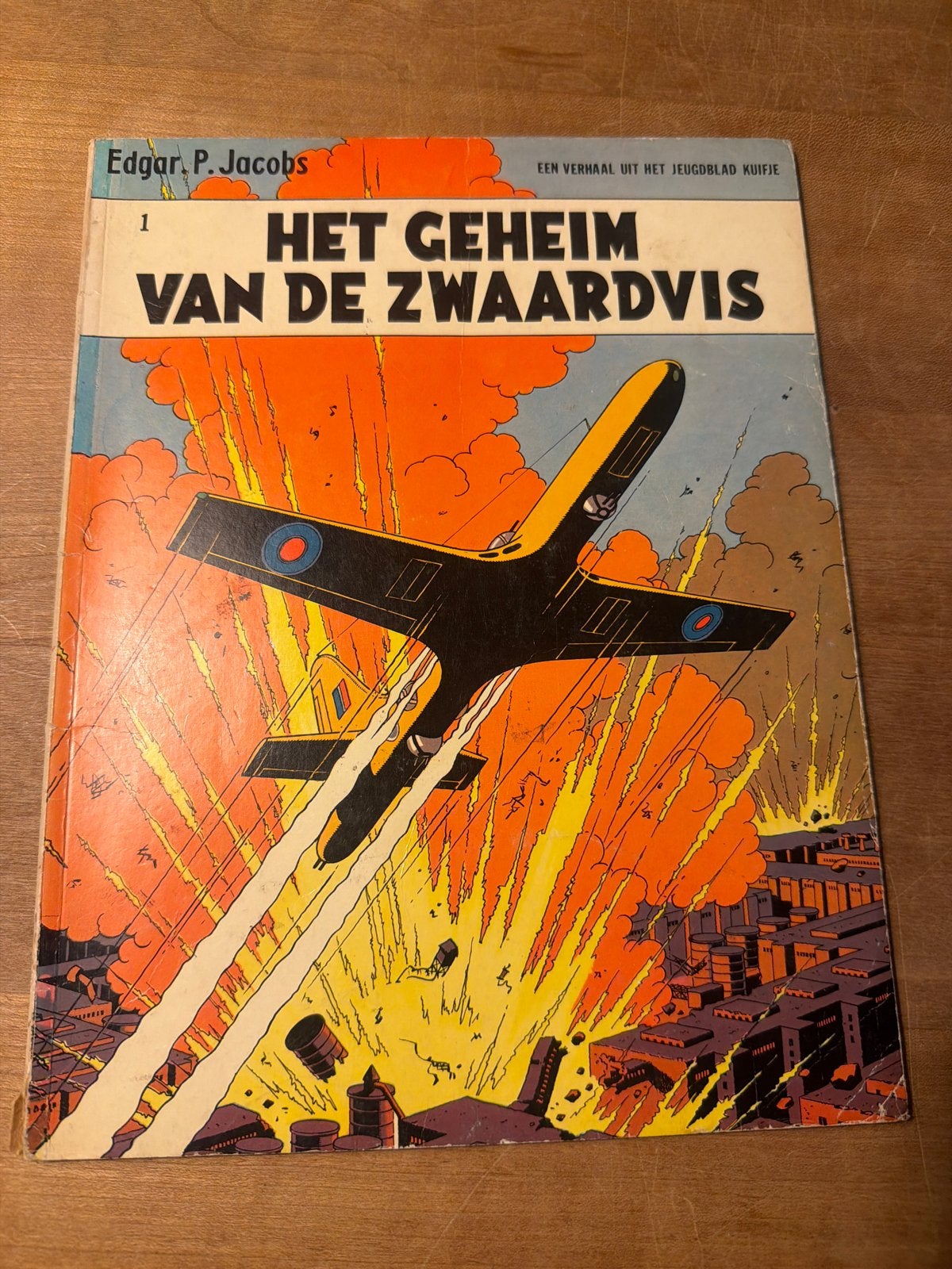 Het Geheim van de Zwaardvis - Edgar P. Jacobs (Kuifje), Eén stripboek, Ophalen of Verzenden, Gelezen