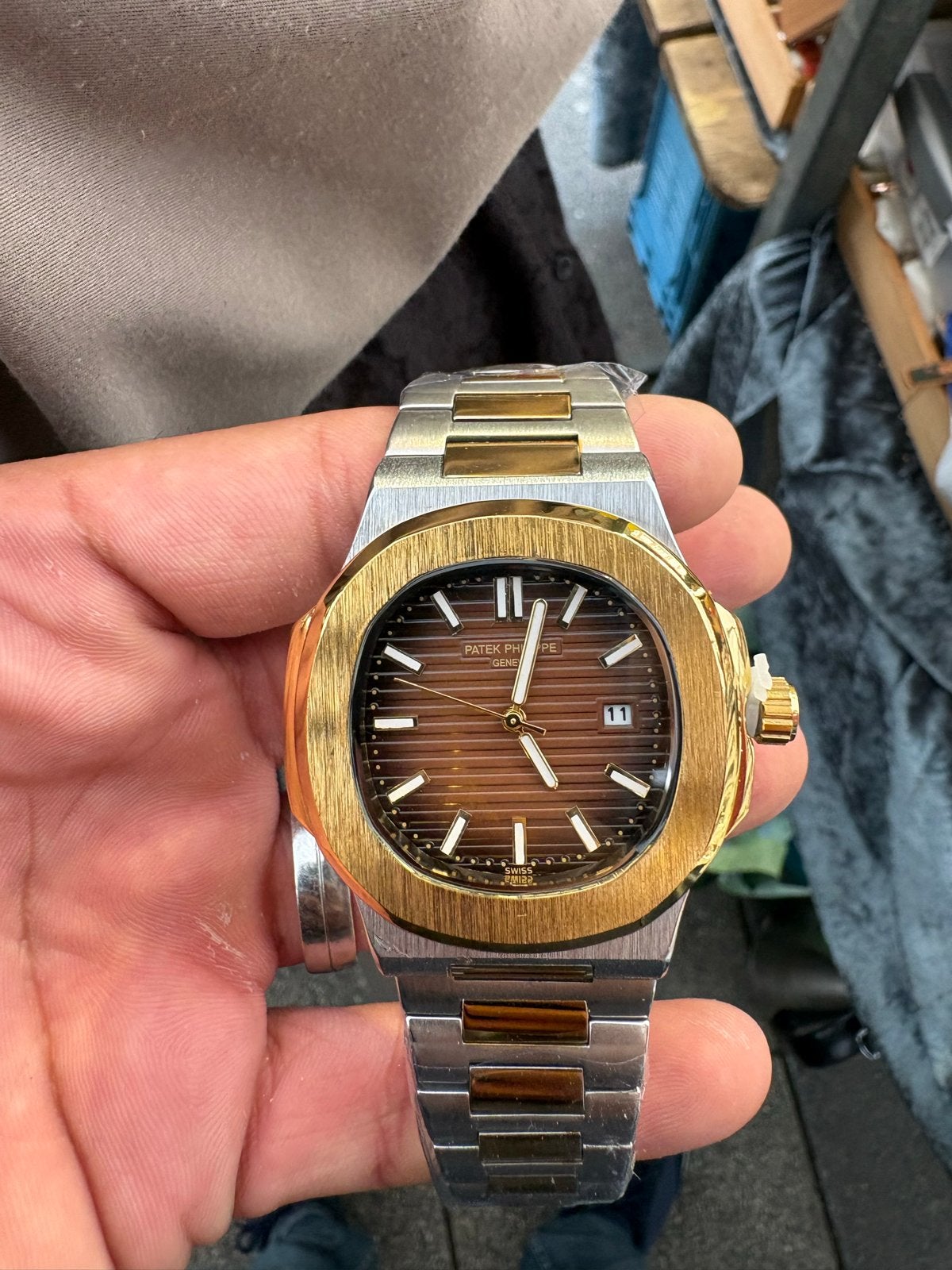 Automaat Horloge - Waterdicht - Nieuw, Ophalen, Zo goed als nieuw, Staal, Polshorloge