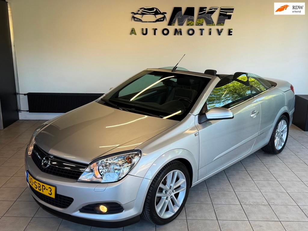 Opel Astra TwinTop 1.8 Enjoy 2008 HARDTOP/AIRCO/LEER/NAP!, Auto's, Voorwielaandrijving, Gebruikt, 4 cilinders, 4 stoelen