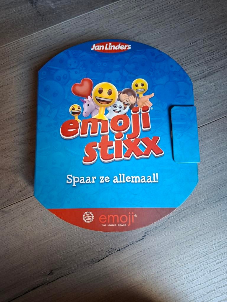 Compleet Jan Linders Emoji Stixx spaaralbum met 16 poppetjes, Ophalen of Verzenden