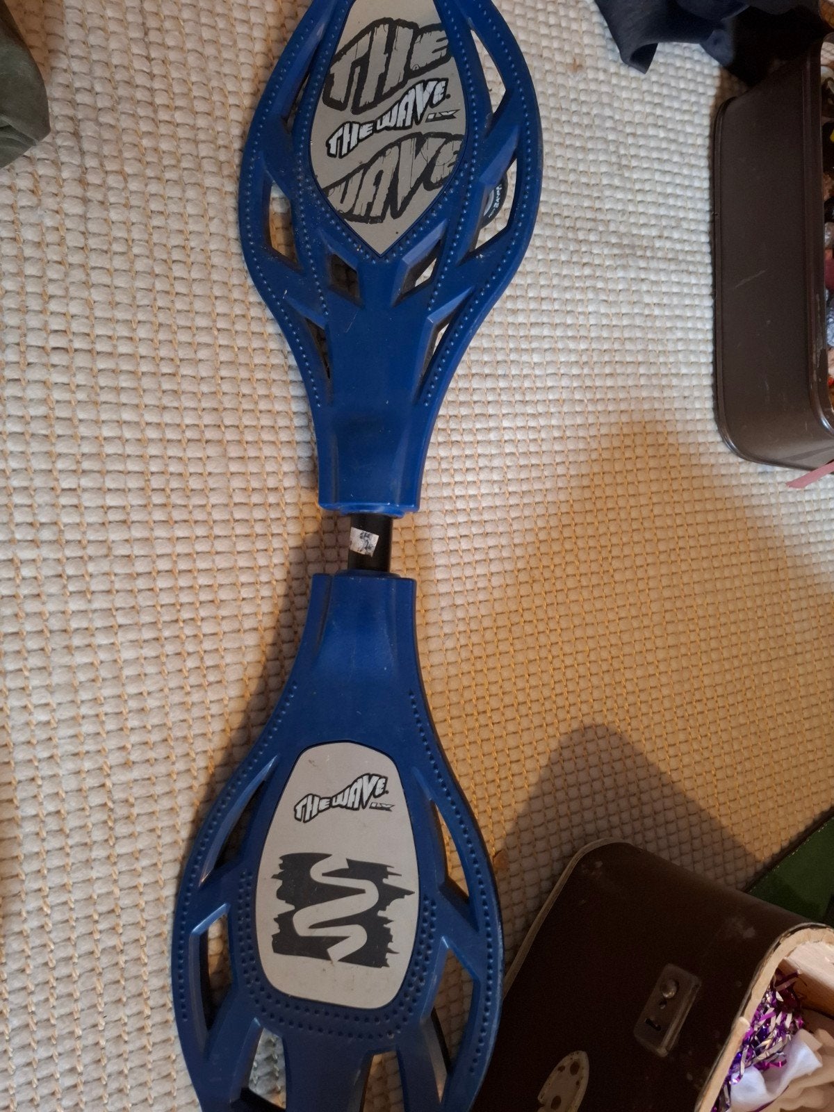 The Waveboard - Blauw Waveboard, Ophalen of Verzenden, Gebruikt, Waveboard