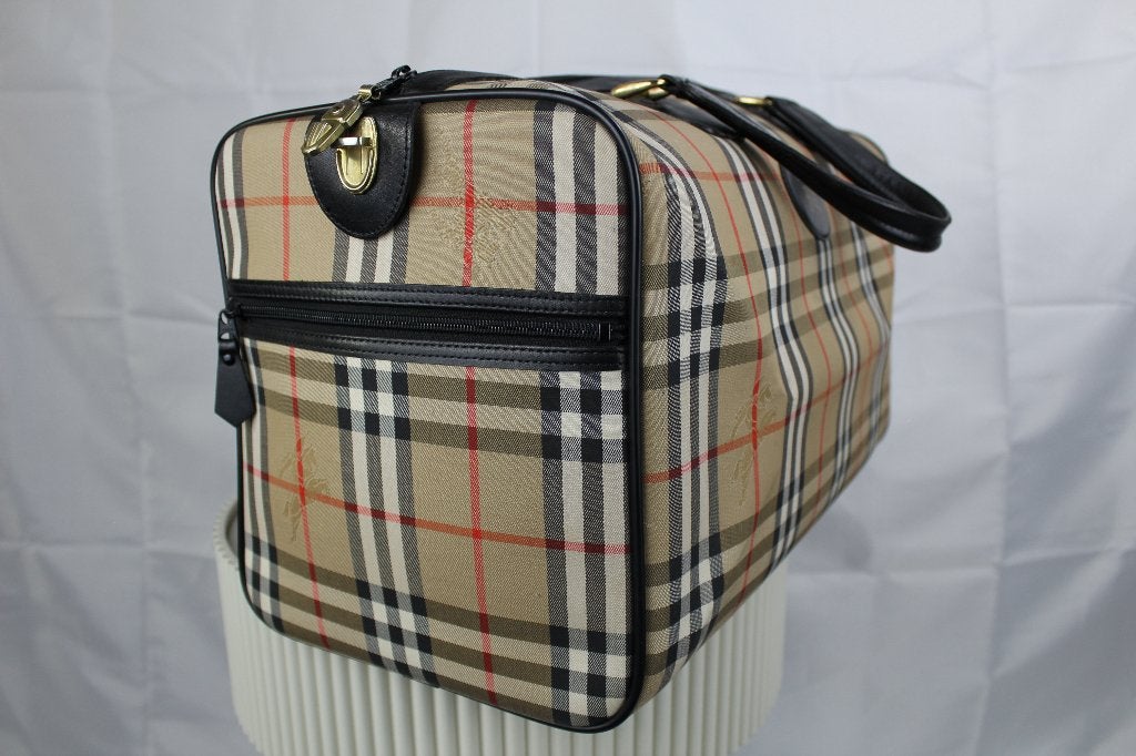 Burberry Boston Bag - 1307, Sieraden, Tassen en Uiterlijk, Tassen | Damestassen, Gebruikt, Beige, Ophalen of Verzenden, Burberry