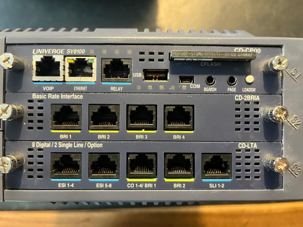 Telefooncentrale NEC SV8100 Univerge, Ophalen, Gebruikt, Overige typen