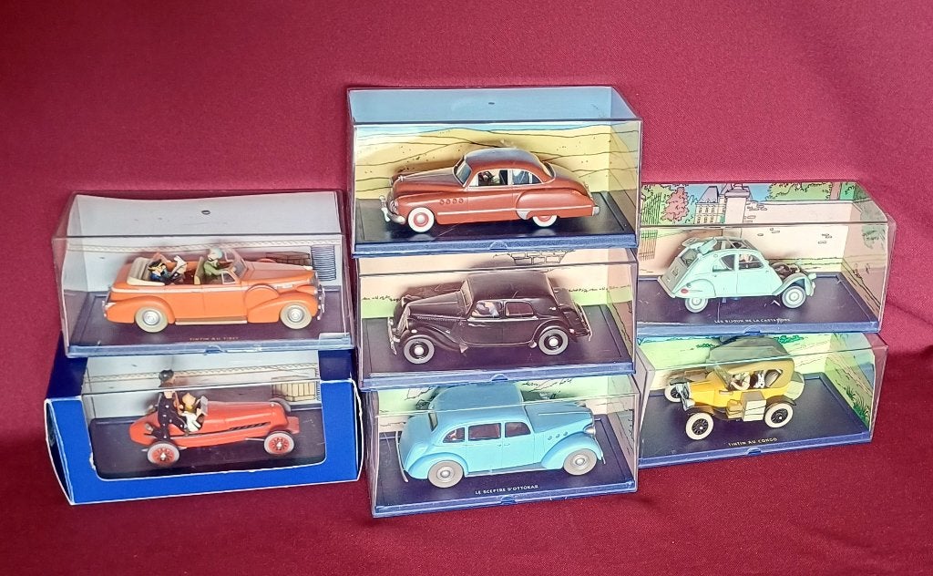 7 Kuifje auto's, Ophalen of Verzenden
