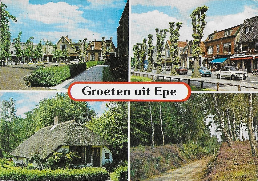 Epe gelopen ansichtkaart ( 101, Verzamelen, Ophalen of Verzenden, 1980 tot heden, Gelopen, Gelderland