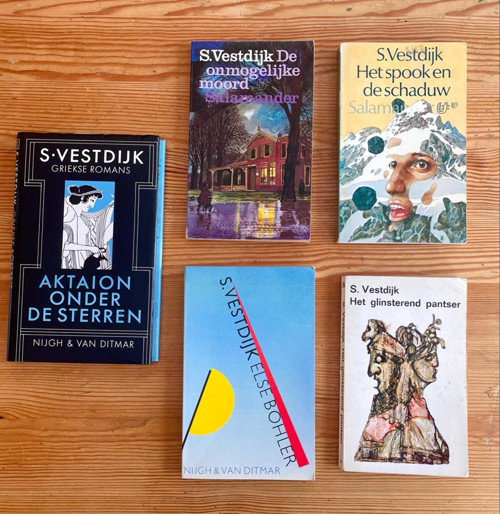 5 boeken van S. Vestdijk: Griekse romans, Else Böhler, etc., Boeken, Romans, Gelezen, Nederland, Ophalen of Verzenden