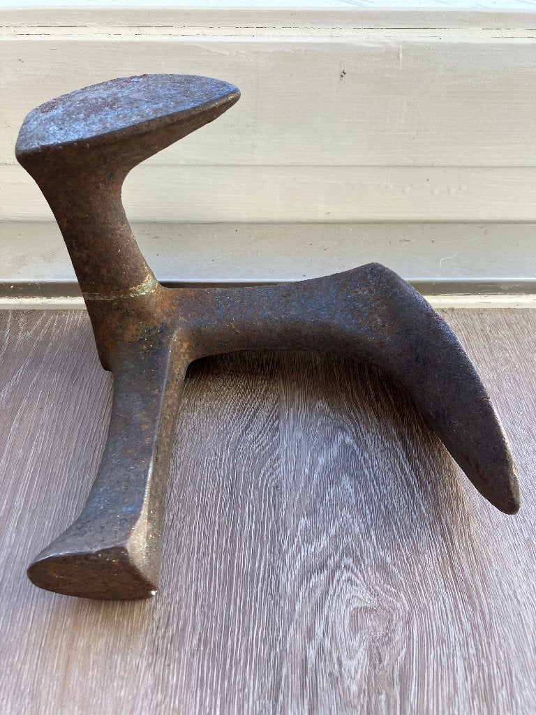 Vintage Schoenleest - Drievoudige Schoenreparatie Standaard, Ophalen of Verzenden