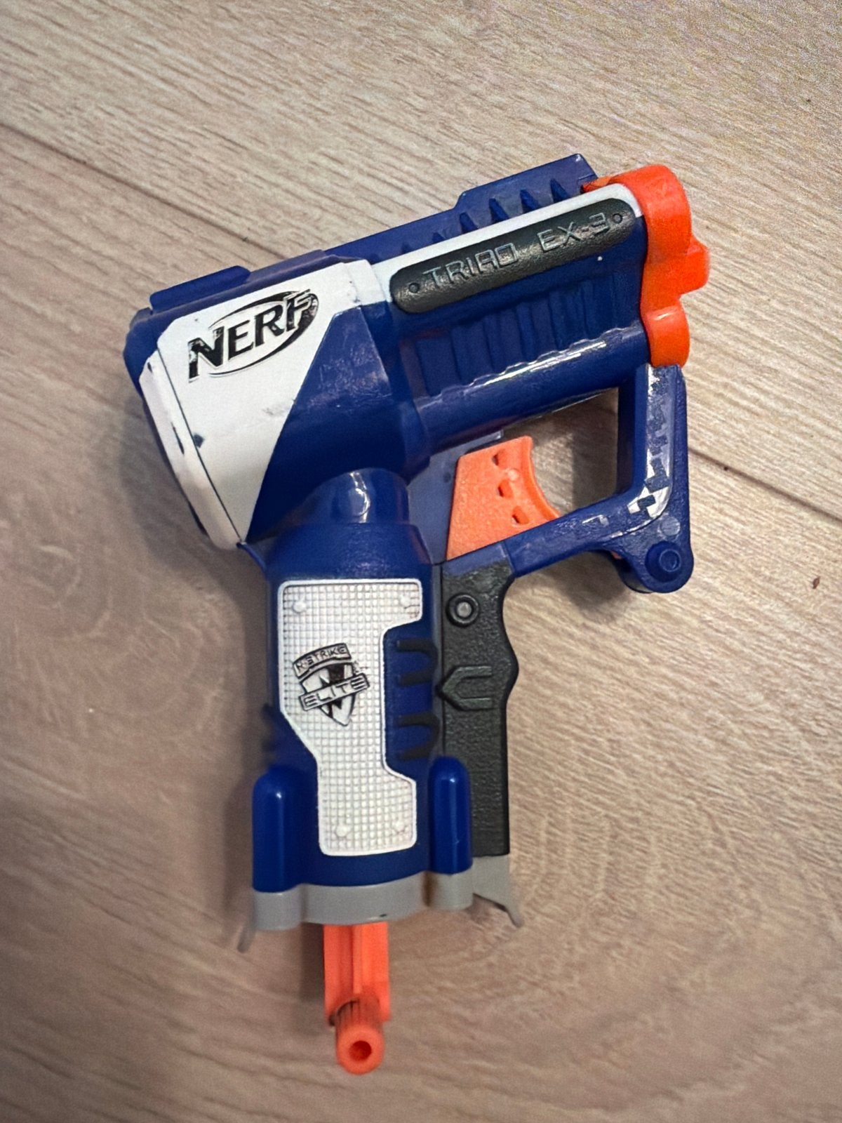 Nerf Triad EX-3 Blaster - Compacte en krachtige Nerf, Ophalen of Verzenden, Gebruikt, Jongen of Meisje