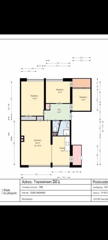 NIEUW! Woonruimte te huur Topaaslaan, Leiden