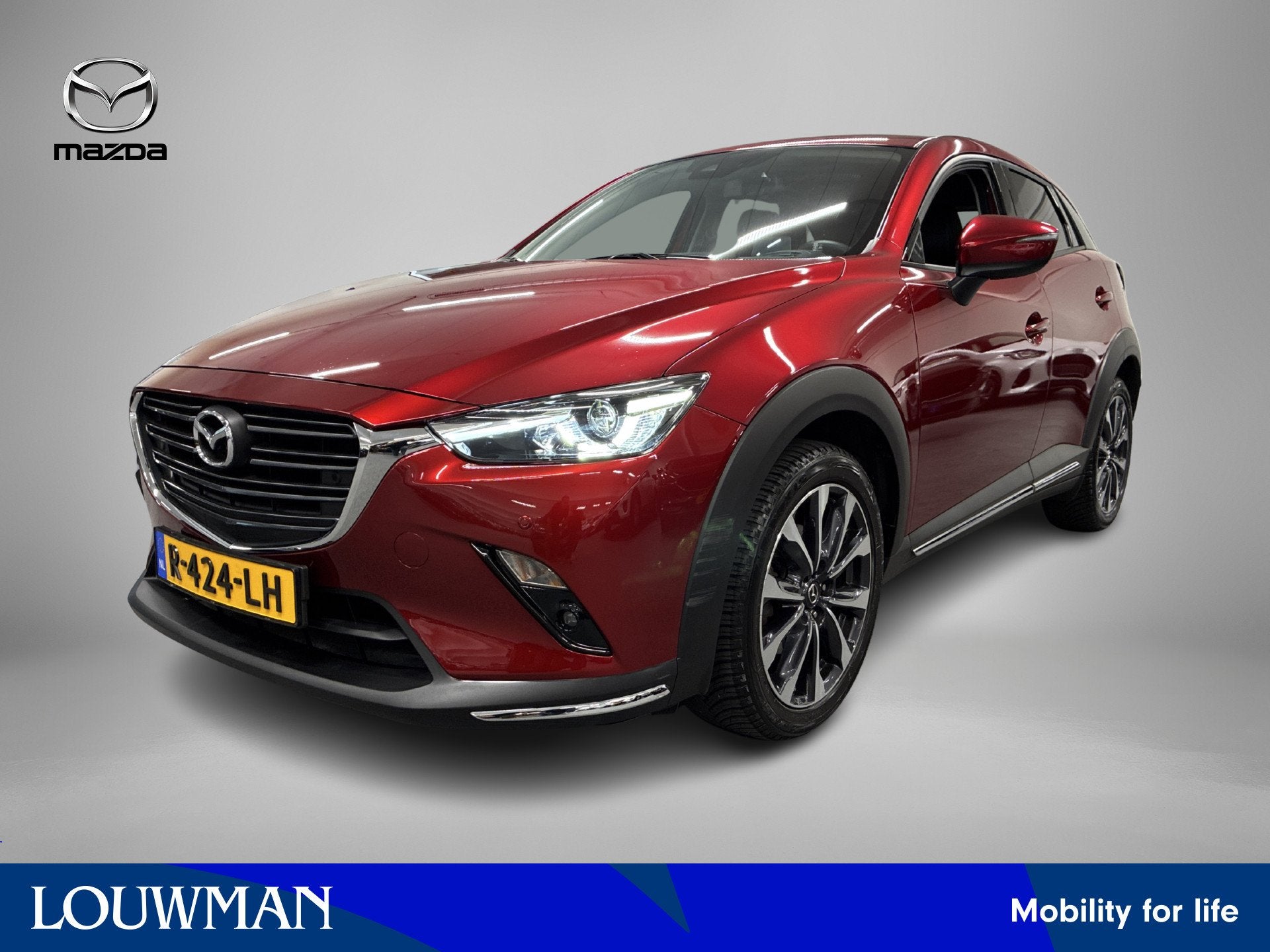 Mazda CX-3 2.0 SkyActiv-G 121 Luxury | Navigatie | Camera |, 4 cilinders, Leder en Stof, Handgeschakeld, SUV of Terreinwagen
