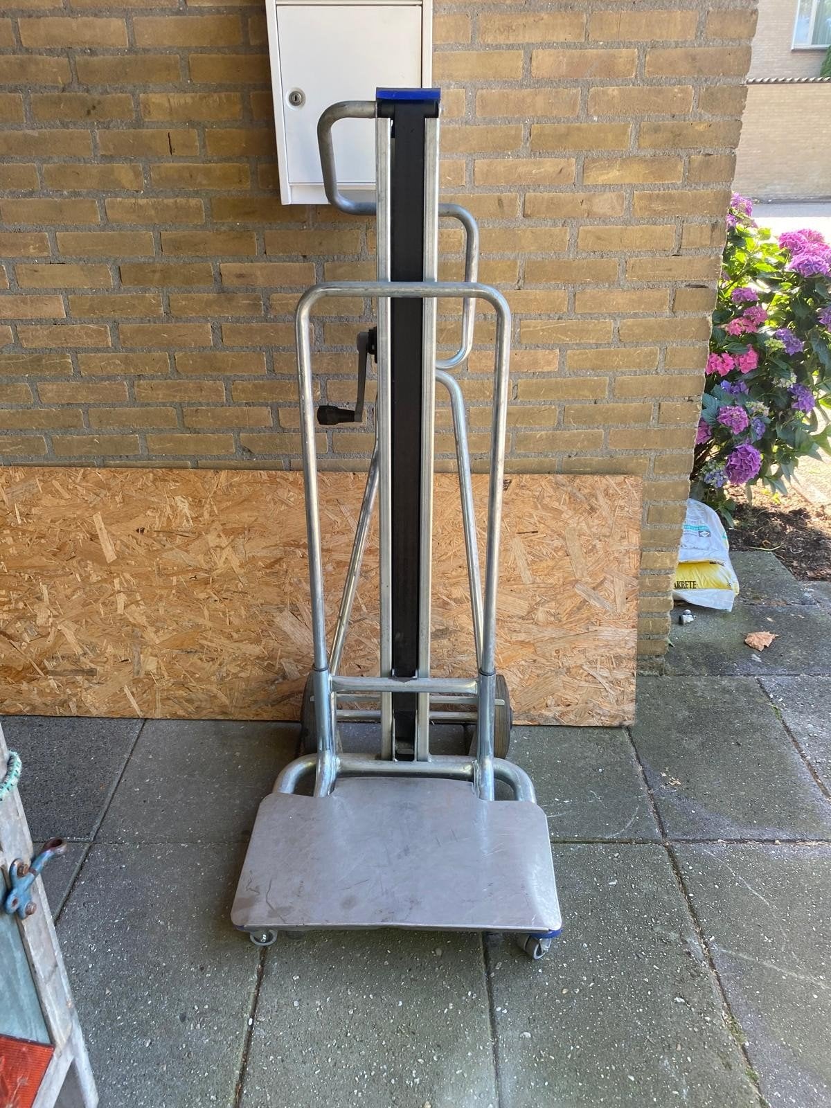 Lift pompwagen, 100 liter of meer, Ophalen of Verzenden, Zo goed als nieuw, Transportkar