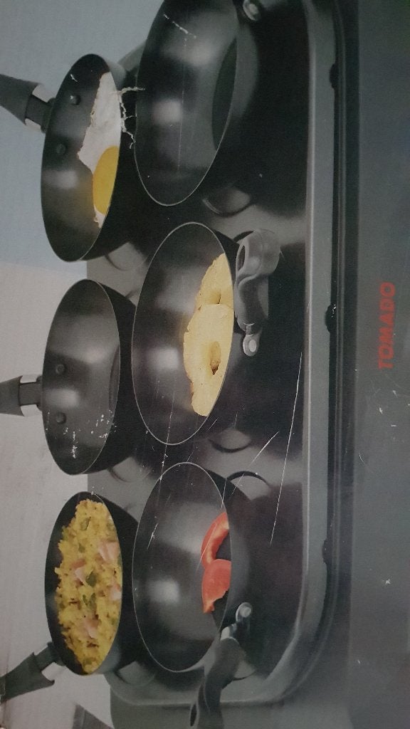 Tomado wok Gourmetstel 6 pers, Ophalen, Gebruikt, 4 t/m 7 personen