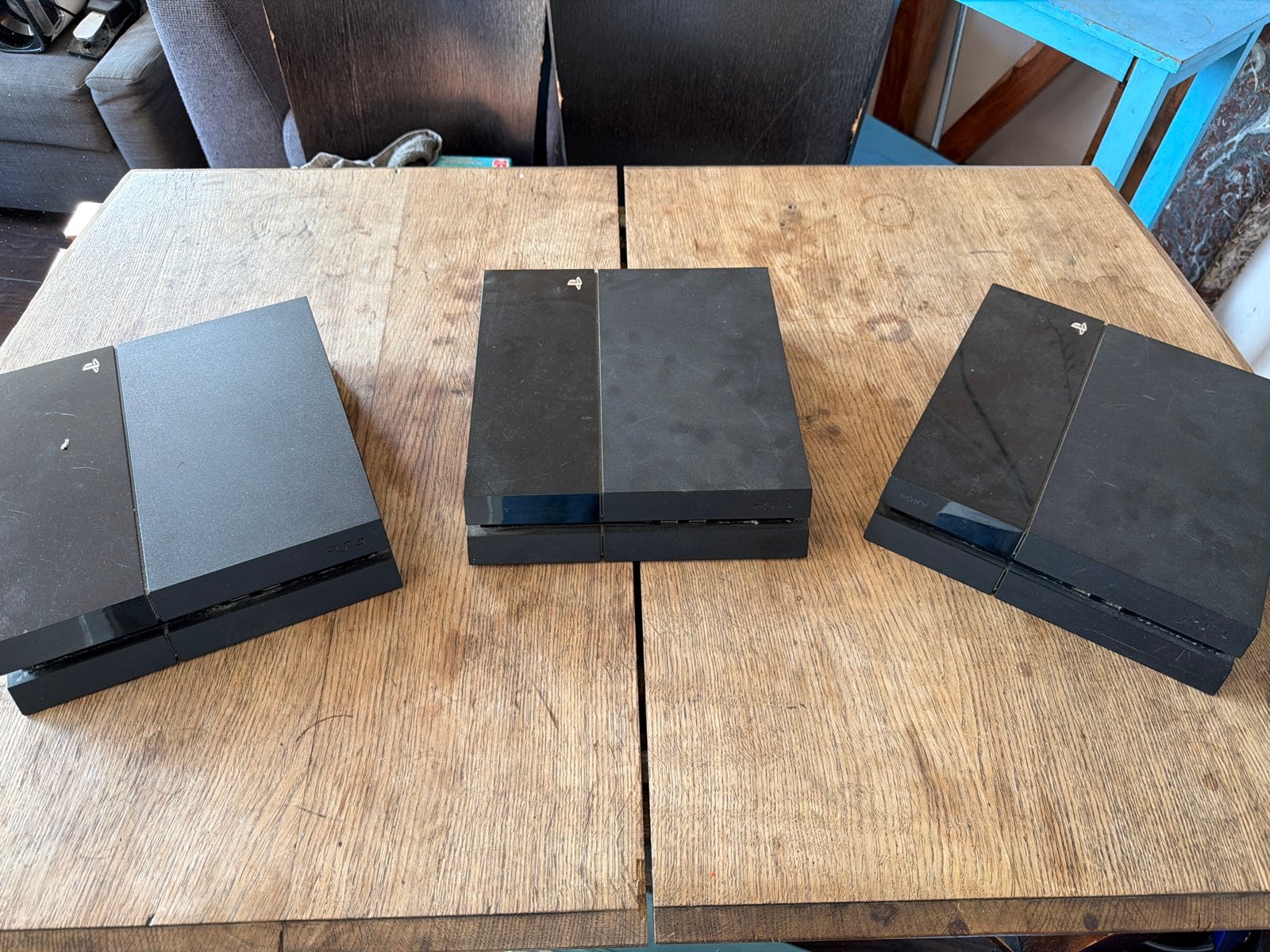 3x PS4 consoles - 1 HDMI poort defect, Ophalen, Gebruikt, Zwart