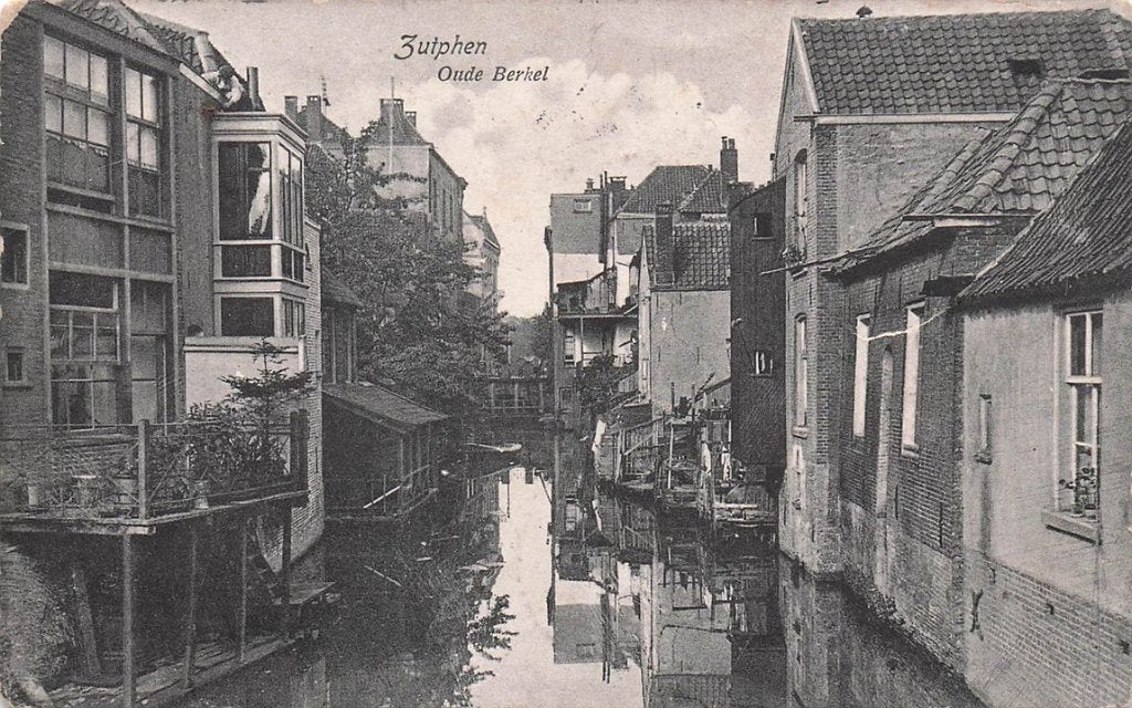 703-493-007 Zutphen Oude Berkel, Verzamelen, Ophalen of Verzenden, Voor 1920, Gelderland