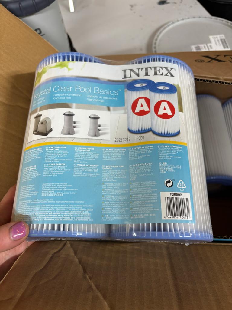 Nieuw! Intex 8 Filterpatronen A/A, Tuin en Terras, Ophalen, Nieuw, Filter