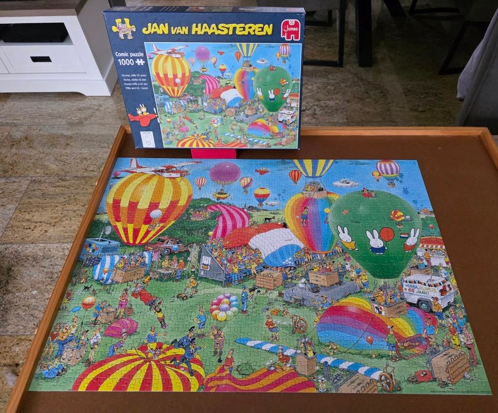 Jan van Haasteren Nijntje 65 jaar, Ophalen of Verzenden, 500 t/m 1500 stukjes, Zo goed als nieuw