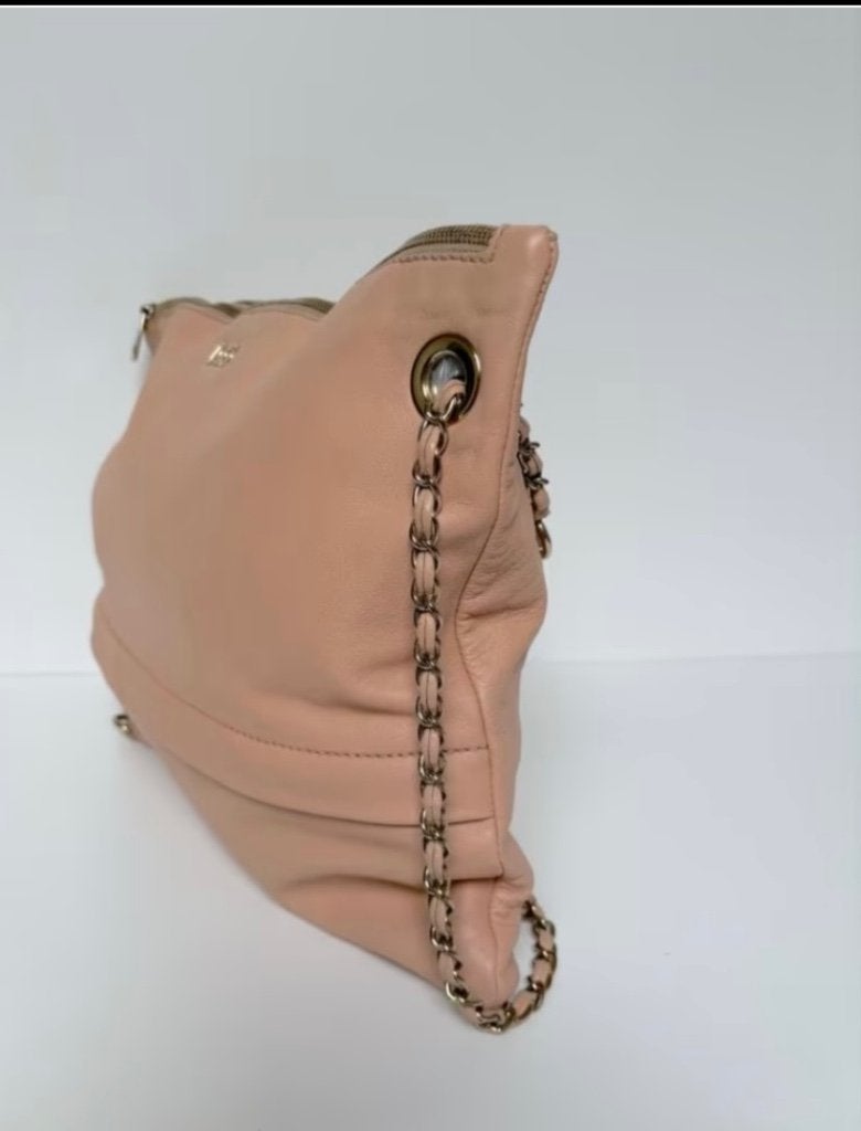 D&G Ania zalmroze leer bag tas, Ophalen of Verzenden, Zo goed als nieuw, Overige kleuren, Handtas
