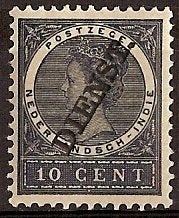 Ned-Indie Dienst 17 postfris 1911, Postzegels en Munten, Postzegels | Nederlands-Indië en Nieuw-Guinea, Verzenden, Postfris, Nederlands-Indië