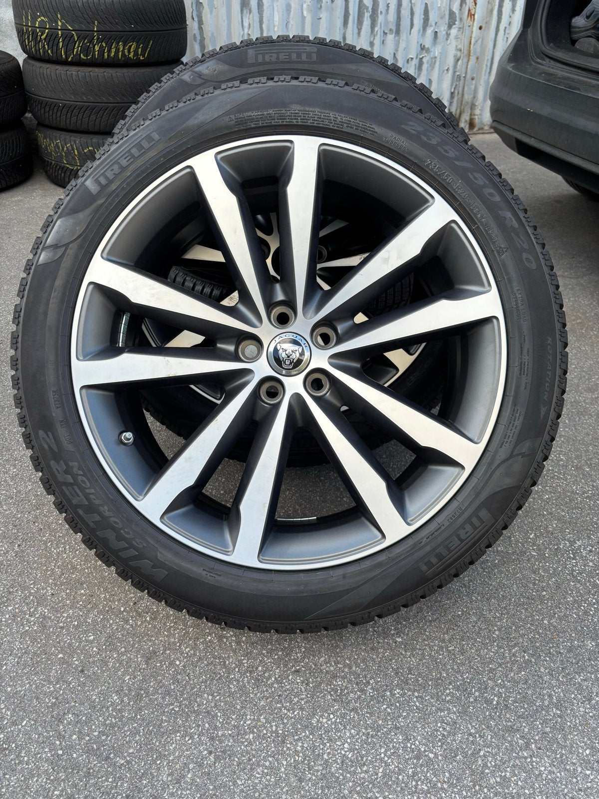 Originele nieuwe 20 inch winter set Jaguar F-Pace velgen, Ophalen, 255 mm, Banden en Velgen, Nieuw