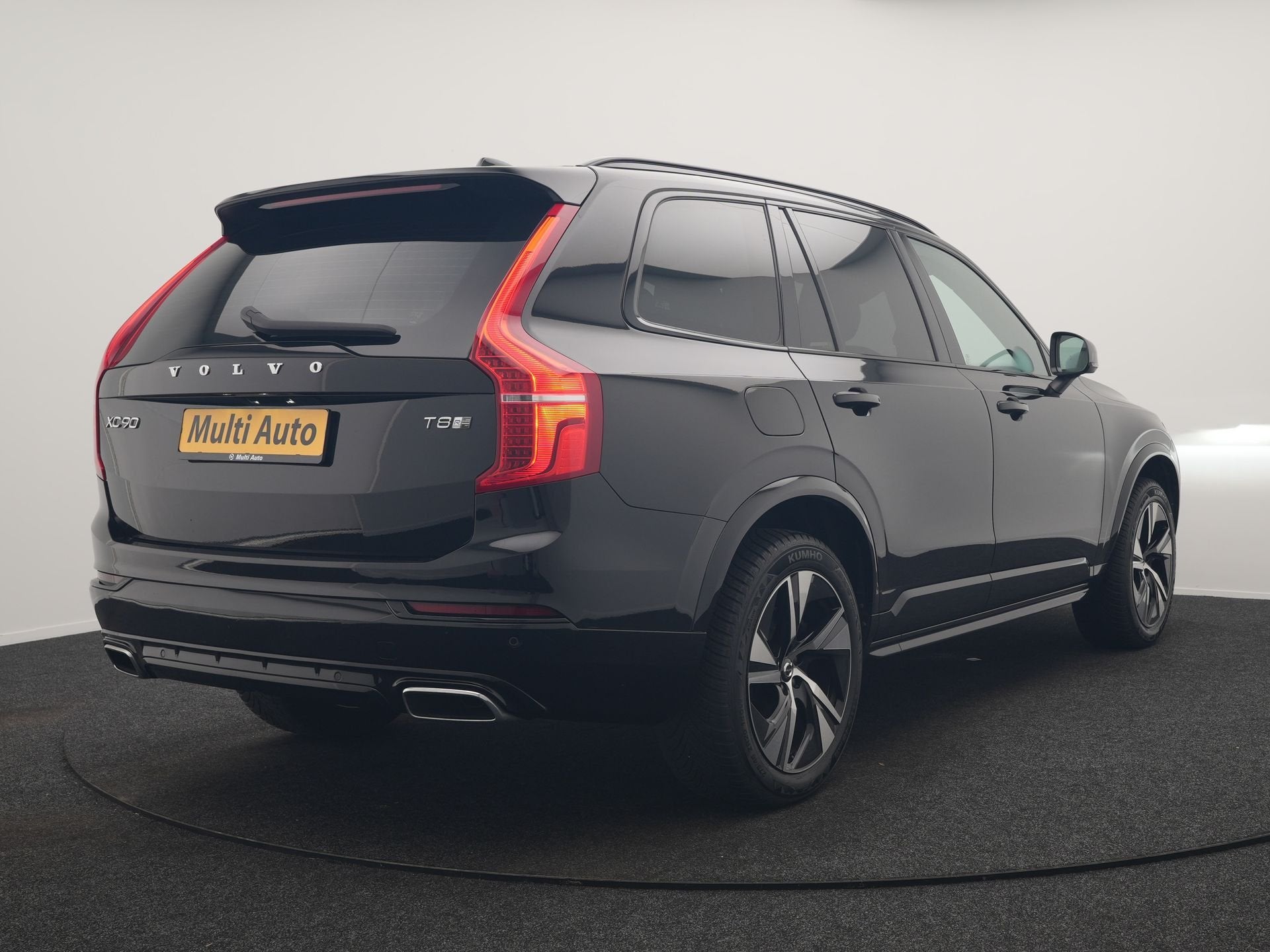 Volvo XC90 T8 Twin Engine AWD R-Design 7 Persoons PHEV 394pk, Auto's, Dealer onderhouden, Gebruikt, Zwart, 1969 cc