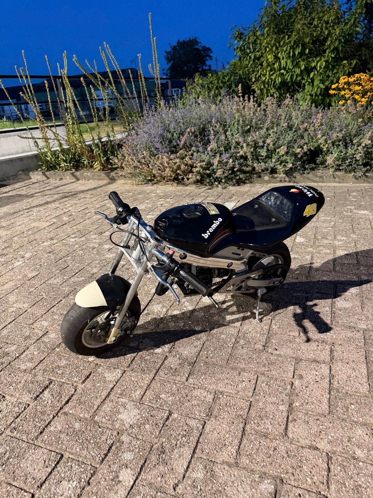 Minibike / Pocketbike - Zwart, Ophalen, Gebruikt, Pitbike, 50 cc