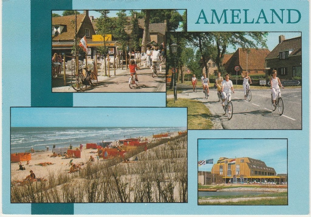 AMELAND Centrum Strand Hotel, Verzenden, 1980 tot heden, Ongelopen, Waddeneilanden