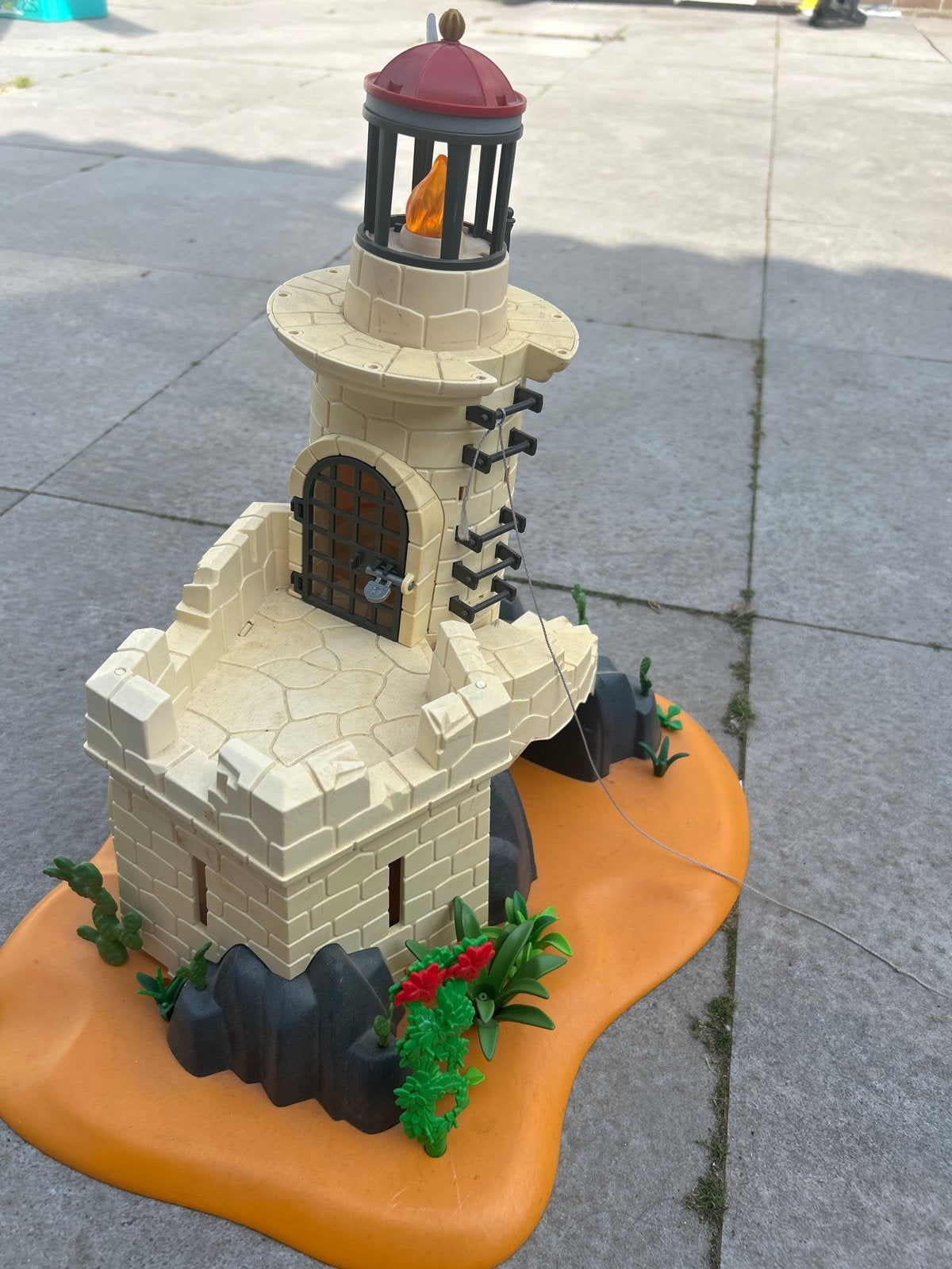 Playmobil Piraten Eiland met Vuurtoren en Schipbreuk, Ophalen of Verzenden, Gebruikt, Jongen of Meisje